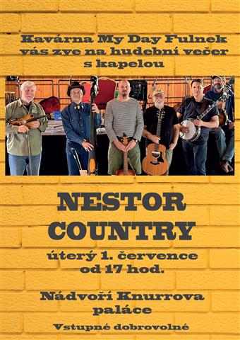 Hudební večer s kapelou Nestor country