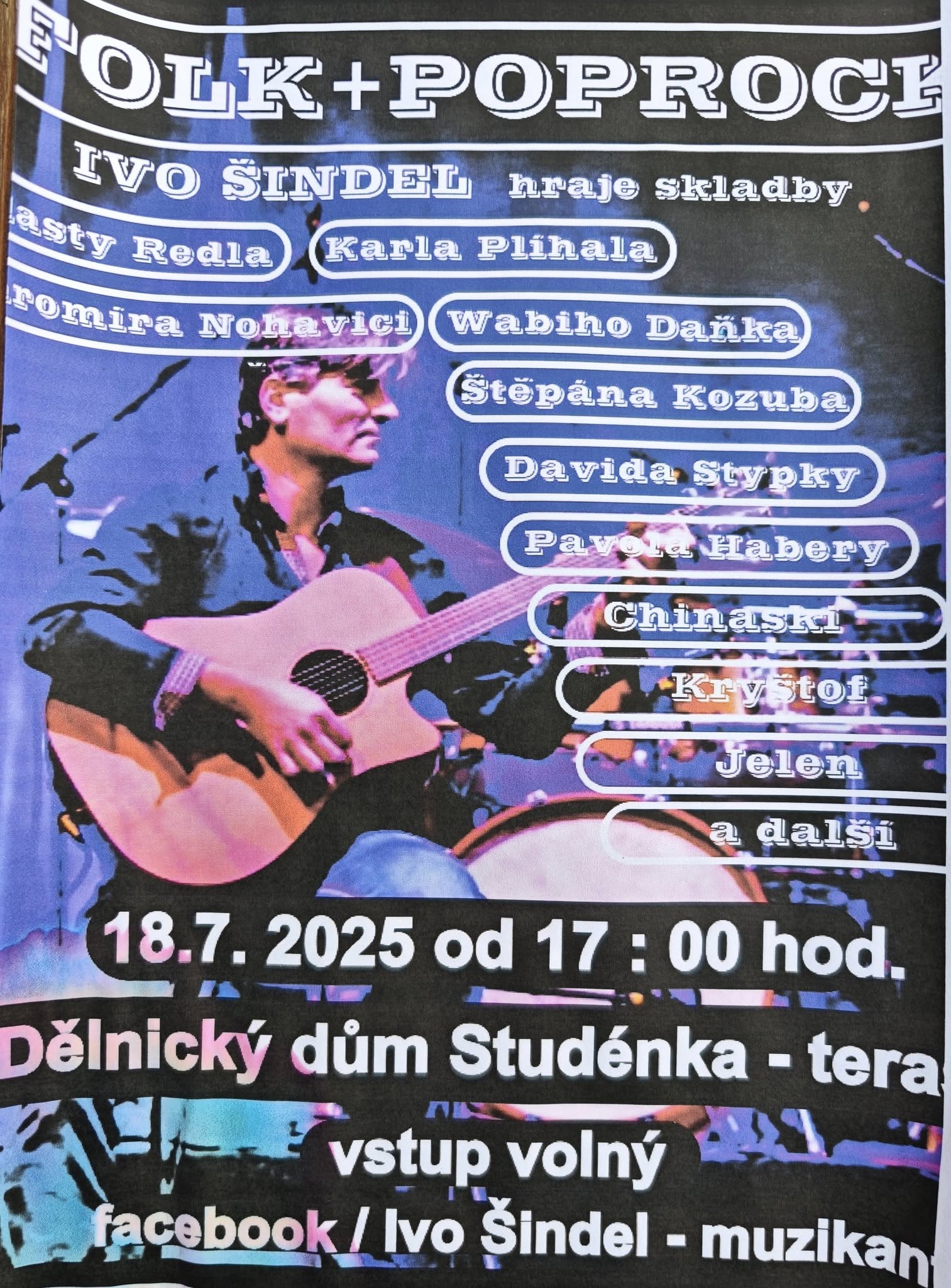 Večer při kytaře s Ivo Šindel