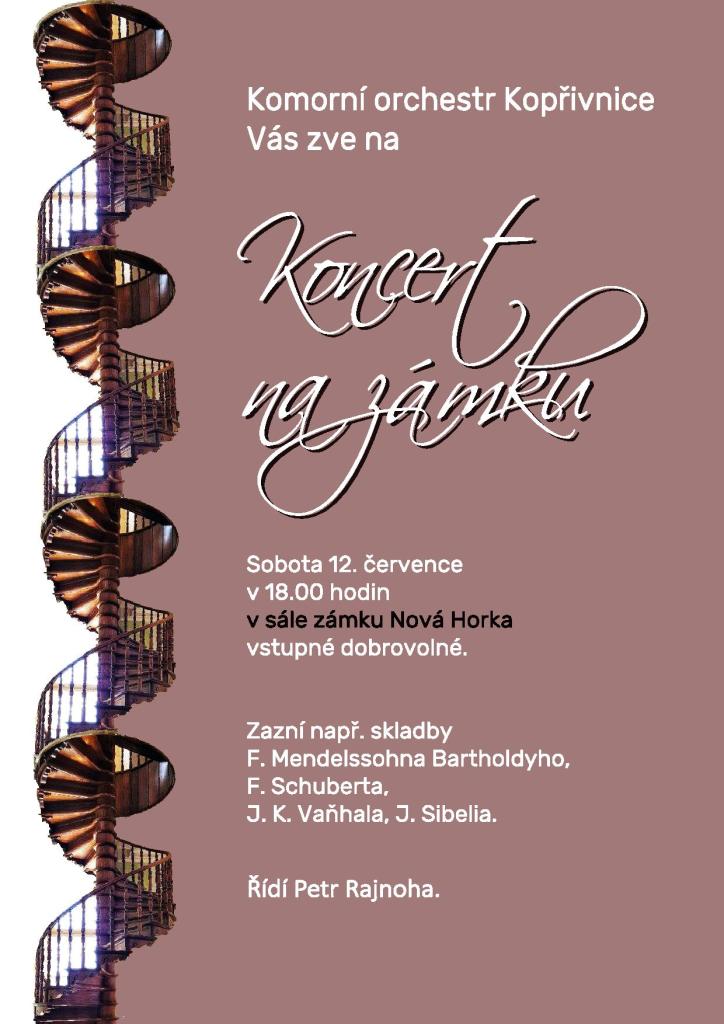 KONCERT NA ZÁMKU NOVÁ HORKA