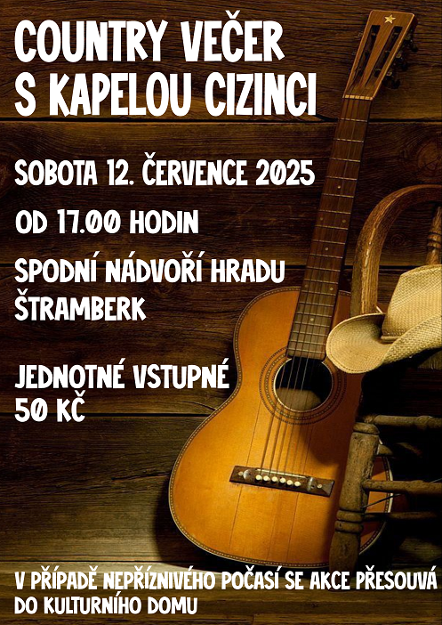 COUNTRY VEČER S KAPELOU CIZINCI