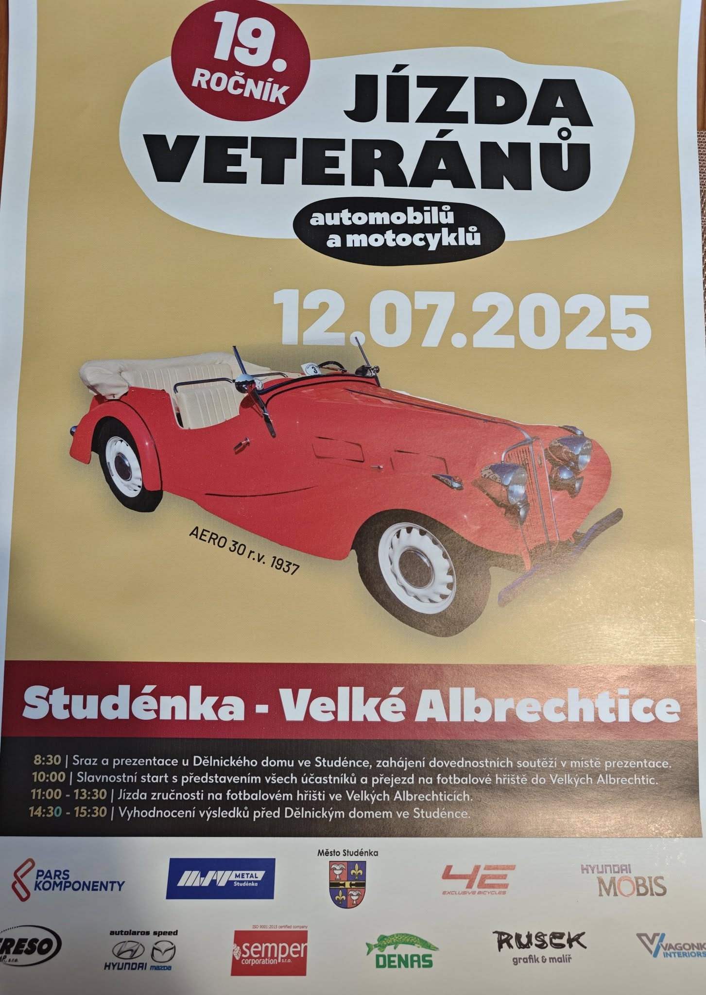 19. ročník - Jízda veteránů