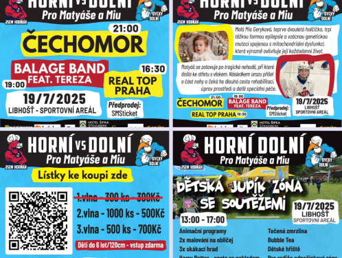 Horní Dolní 2025: Jeden den, dvě děti, stovky dobrých srdcí. Přidáte se?
